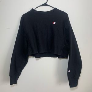 Cropped champion sweatshirt